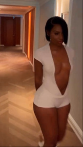 PEEQI FC1453 Nuova Tuta Estiva da <span class=keywords><strong>Donna</strong></span>, Sexy, Monocolore, con Scollo a V Profondo e Maniche Corte, Moda Romper Femminile - Product Image 5