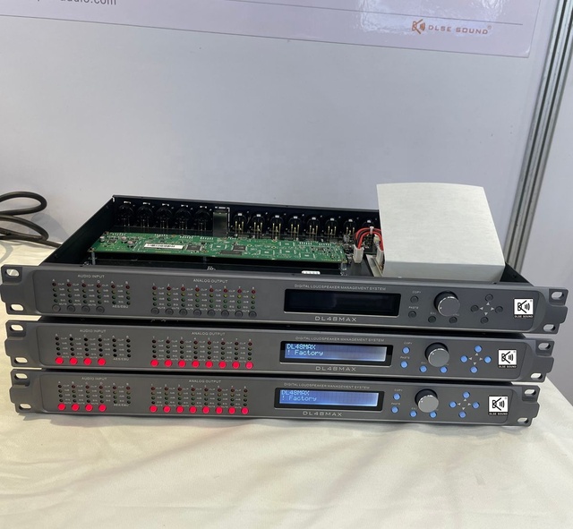 Professional Digital Processor Audio Speaker 4 in 8 OUT Germany ALLDSP DSP DL48MAX Amplifier Processor With Factory Price