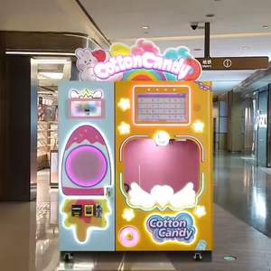 DKM China Remote Shopping Center Máquina Expendedora de algodón de azúcar comercial completamente automática de diferentes formas a la venta - Product Image 2