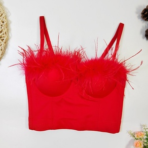 <strong>Strapless</strong> Suspender Crop <strong>Top</strong> Fish Bone Tight <strong>Fitting</strong> Wrap Chest Vest Women <strong>Tops</strong> - Product Image 3