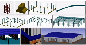 Taller de Estructura de Acero de Múltiples Vãneas, Construcción de Acero para Naves Industriales de Gran Envergadura - Product Image 5