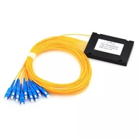 Pemisah Plc 2 arah atau Coupler Fbt 1x2 OEM NECERO 1x2 pemisah serat optik untuk berkomunikasi