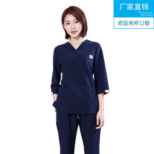 Women's <b>hand</b> <b>scrub</b> uniforms, beauty salon uniforms, new spring/summer styles, Korean style, plastic surgery hospital uniforms, - Product Image 5