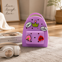 Sac à Dos Scolaire en Silicone Imperméable Mini Mode Mignon Dessin Animé pour Étudiant, avec Bretelles Réglables et Vente en Gros