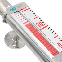 Pengukur Level Magnetik Huitian dengan Layar Digital HART 4-20mA |   Konstruksi Logam |   Perlindungan IP67 |   Pengukuran Level