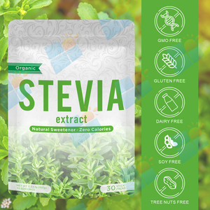SUNI OEM ODM Free Sample Sugar Free <strong>Stevia</strong> Powder Pure Natural Halal Vegan <strong>Stevia</strong> Powder in Sachets for Coffee - Product Image 1
