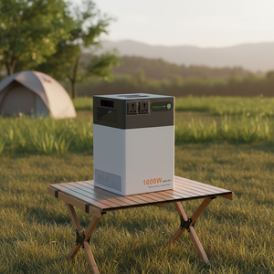 MIQI Smart 2009.6Wh Camping Energy Storage Battery Backup Charger Lifepo4 1200w <b>Portable</b> Solar Generator Outdoor Power Station - Product Image 6