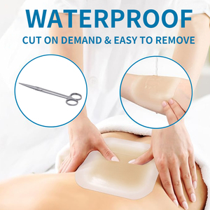 Sanfter Transparenter Wundverband - Keine Schabadhafteung, Einfache Entfernung & Hochabsorbierender Hydrophiler Verband - Product Image 3