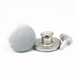 Factory Wholesale Custom Brand Pattern Copper Metal Denim Jeans <b>Button</b> and Rivets - Product Image 1