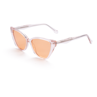 Lunettes de soleil unisexes Elan Optical SYB6207 de haute qualité, monture œil-de-chat pleine monture sans peinture, monture en acétate naturel parfumé