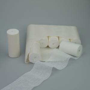 Ukuran Yang Berbeda Rumah Sakit Kasa Gulung Medis Bedah Habis Katun Steril Kasa Gulungan Perban - Product Image 3