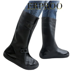 ที่คลุมรองเท้ากันน้ำพีวีซีซิลิโคนแบบนำกลับมาใช้ใหม่ได้สำหรับรองเท้าบูตกันฝนสำหรับขี่มอเตอร์ไซค์ - Product Image 2