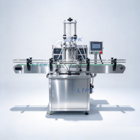 Machine de remplissage automatique à quatre têtes à pompe magnétique LT-VMPF4 pour liquides, remplisseuse de bouteilles pour jus, fruits, vin, sauce soja, vinaigre, lait, toner