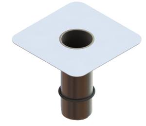 Salida de Drenaje de Techo de PVC para una Descarga Eficiente de Agua de Lluvia en Techos Planos y Sistemas de Drenaje Impermeables de Larga Duración - Product Image 2