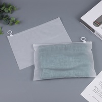 Sacs d'expédition en PVC de sécurité en gros, personnalisés avec anneau de traction, fermeture éclair givrée, écologiques, imperméables, pour supermarchés et expositions