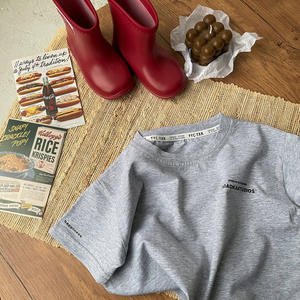 Nouveau T-<span class=keywords><strong>shirt</strong></span> décontracté pour bébé garçon, à manches courtes, imprimé lettres, mode été, vente en gros - Product Image 5