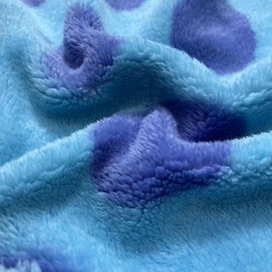 Bán Buôn Tùy Chỉnh Mềm Hai Mặt Polka Dot Dệt Kim In Shu Velveteen 360gsm <span class=keywords><strong>100</strong></span>% <span class=keywords><strong>Polyester</strong></span> <span class=keywords><strong>Sherpa</strong></span> Vải Cho Quần Áo - Product Image 5