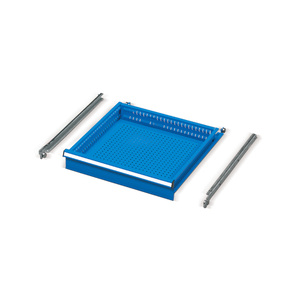 Fami Flexa Drawer 447x447x111 Mm Full Extension Light <b>Grey</b> Ral7035 Tool <b>Cabinet</b> - Product Image 1