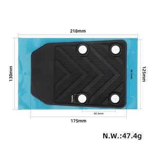 ที่วางเท้าด้านหลังแผ่นหนังกันลื่นสำหรับ kukirin G2 G2 G4อุปกรณ์เสริมพิเศษสกู๊ตเตอร์ไฟฟ้าแผ่นเหยียบ G4ด้านหลัง - Product Image 2