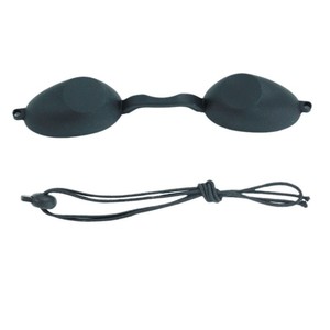 Lunettes de protection en silicone transfrontalières pour la protection des yeux, l'anti-âge et le rajeunissement cutané au laser UV, épaissies pour peaux normales - Product Image 5
