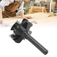 Miaorui 8*40*4T * 60L remplaçable alliage dur bois CNC Spoilboard surfaçage routeur Bits fraise tige ronde forets