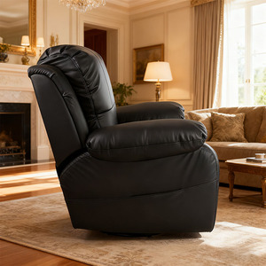 Canapé inclinable électrique moderne pour salon, fauteuil inclinable <span class=keywords><strong>en</strong></span> cuir pivotant, fauteuil de cinéma maison, fauteuil de massage - Product Image 5