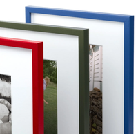 Cadres photo solides A4 certifiés BSCI en plusieurs couleurs, décoration murale pour la maison, cadeaux