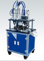 Machine semi-automatique d'assemblage de charnières avec alimentateur automatique de goupilles en U et machine de chargement de coupelles