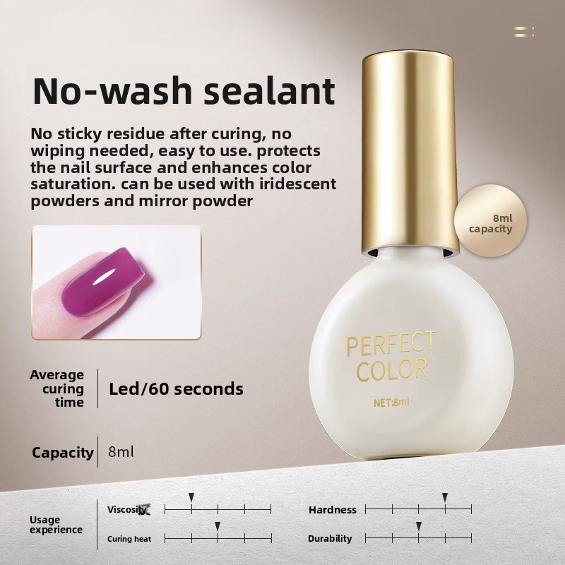 Couche d'étanchéité sans lavage [ultra brillante et légère]