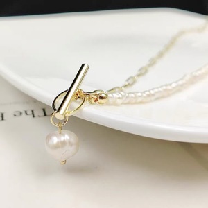 Collar de Perlas de Agua Dulce de Lujo Alien 2021, Grano Pequeño con Clavícula de Luz, Nuevo Artículo de Nicho de Celebridades de Internet - Product Image 4