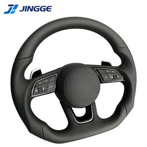 Volant <span class=keywords><strong>sport</strong></span> en cuir pour <span class=keywords><strong>Audi</strong></span> RS6 TT RS4 S3 S4 S5 S6 S7 A3 A4 A5 A6 A7 A8 avec fibre de carbone et pour - Product Image 2