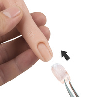 Ongles artificiels souples en acrylique pour la pratique, articulations pliables, faux ongles, pointes d'ongles, accessoires d'entraînement à la manucure