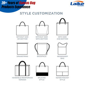 Venta al por mayor de estampado Logo Calico Algodón Simple Estudiante Hombro Sling Messenger Bag Mujeres Canvas Crossbody Tote Bag - Product Image 2