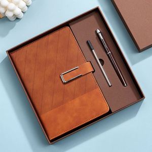 Coffret Cadeau d'Affaires de Luxe Trois Pièces Personnalisable avec Logo : Clé USB, Carnet et Stylo – Emballage Cadeau pour Entreprises – Vente Flash - Product Image 6