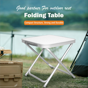 Juego de Mesa y Sillas Plegables Portátiles de Aluminio de 2 Pulgadas con Bolsa de Transporte para Acampar en el Jardín - Product Image 5