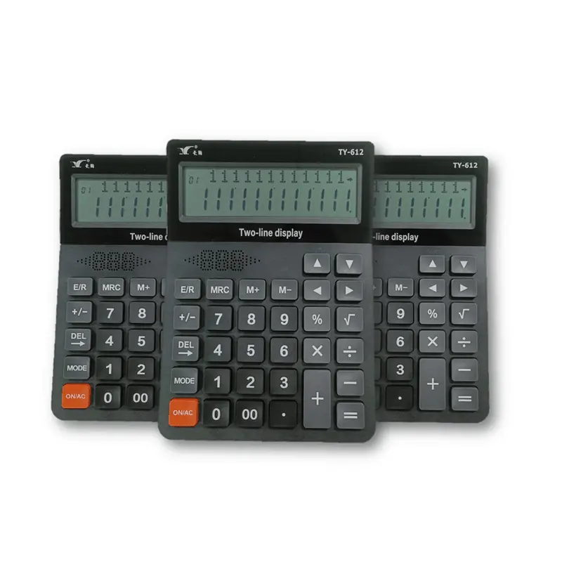 Produits populaires Calculatrice de bureau 2 lignes Affichage Calculatrice de bureau Calculatrice Voicepro