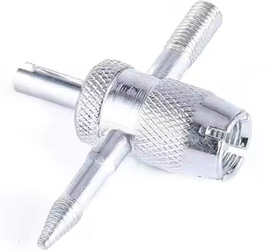 Clé à valve de pneu, outils de démontage de tige de valve, outil de réglage de valve, métal argenté - Product Image 4