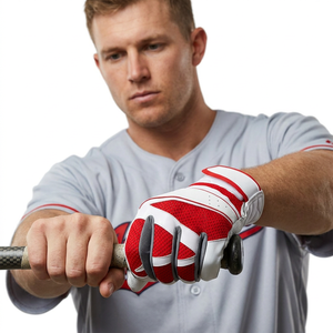 Guantes de Béisbol de Cuero Transpirables con Cierre de Velcro, Logotipo Personalizado, Agarre Deportivo para Entrenamiento - Product Image 5