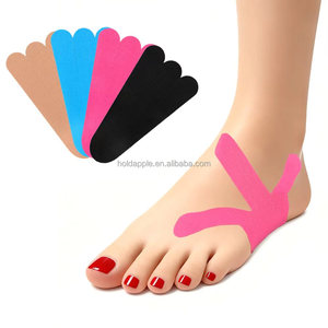 Bande de kinésiologie prédécoupée, bandes athlétiques de soulagement de la douleur de la <span class=keywords><strong>fasciite</strong></span> <span class=keywords><strong>plantaire</strong></span> du pied, bande musculaire des articulations de sport pour les pieds, la voûte <span class=keywords><strong>plantaire</strong></span>, le talon et la cheville - Product Image 1