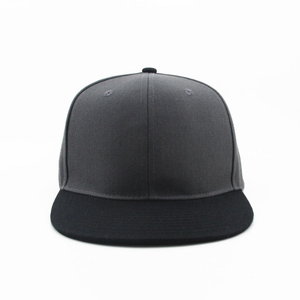 Gorra de Hip Hop Negra de Fábrica, <span class=keywords><strong>6</strong></span> Paneles, Lona de Algodón, Visera Plegable, Unisex, Personalizable con Logotipo Bordado en 3D, Venta al Por Mayor - Product Image 2
