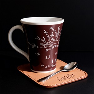 แก้วเซรามิคทรงสี่เหลี่ยมเปลี่ยนสีได้ ดีไซน์สร้างสรรค์ ใช้กับไมโครเวฟและเครื่องล้างจานได้ ผลิตที่กวางตุ้ง ราคาขายส่ง - Product Image 1