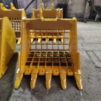 Cubo de cribado para minería de alta resistencia para la separación de mineral, material de cubierta y roca residual