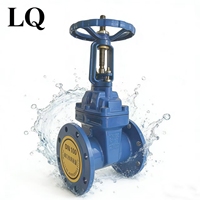 Vanne à boisseau en fonte ductile à tige montante, à siège résilient, à bride, vanne à boisseau pour l'eau de 6 pouces, divers modèles et prix.