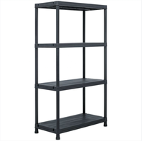 Support d'étagère en plastique léger réglable Maxload 70kg entrepôt maison stockage facilement assembler rayonnage étagères étagères étagères