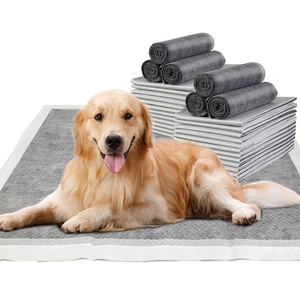 Tampon de base en carbone noir pour chien, tampons d'urine pour chiot, formation, jetable, charbon de bambou, Pet pipi - Product Image 1