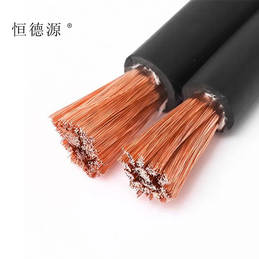 Good Selling 50Mm2 Flat 4/0 35Mm2 70Mm2 95Mm2 Battery Price Welding Cable