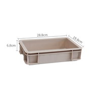 EU3270 Panier empilable multifonctionnel pour caisse en plastique étanche pour l'extérieur pour le camping et le coffre de voiture