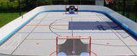 Modularer PP-Verbundbelag für Rollschuh-Sportplätze Outdoor-Inline-Hockey-Kunststofffliesen Sportbodenbelag