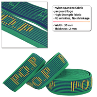 Banda Elástica de Alta Calidad de 30 mm, Spandex, Nailon, Jacquard, Alta Tenacidad, para Ropa Interior, Textiles para el Hogar y Prendas de Vestir