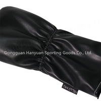 Conductor Dairway cubierta de cabeza de madera híbrido Ut perro manchado Animal personalizado barril bordado Golf cabeza cubierta